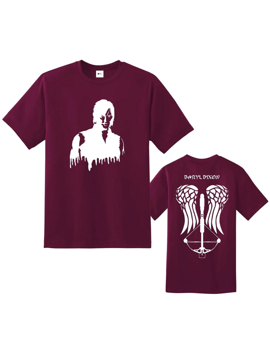 Walking Dead Mens T-Shirt Daryl Dixon Tshirt Quality Printed Unisex T-Shirt
