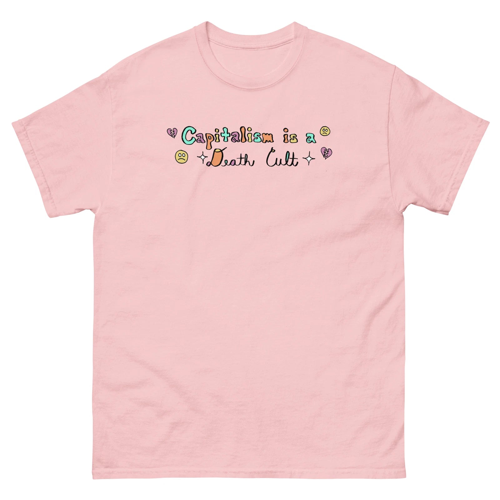 Capitalism is a Death Cult Pastel Original Art Unisex classic tee