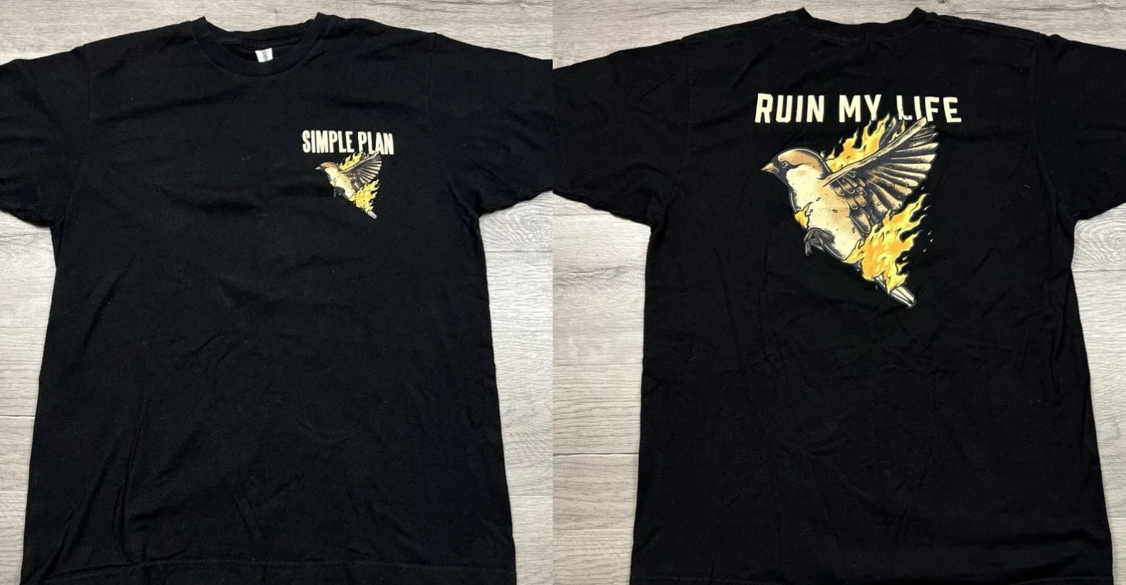 Simple Plan Merch Ruin My Life Unisex T-shirt, size S-5XLT-ShirtTshirt