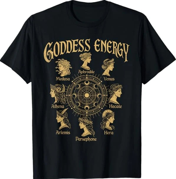 Greek Mythology Persephone Artemis Hecate Goddess Energy T-Shirt
