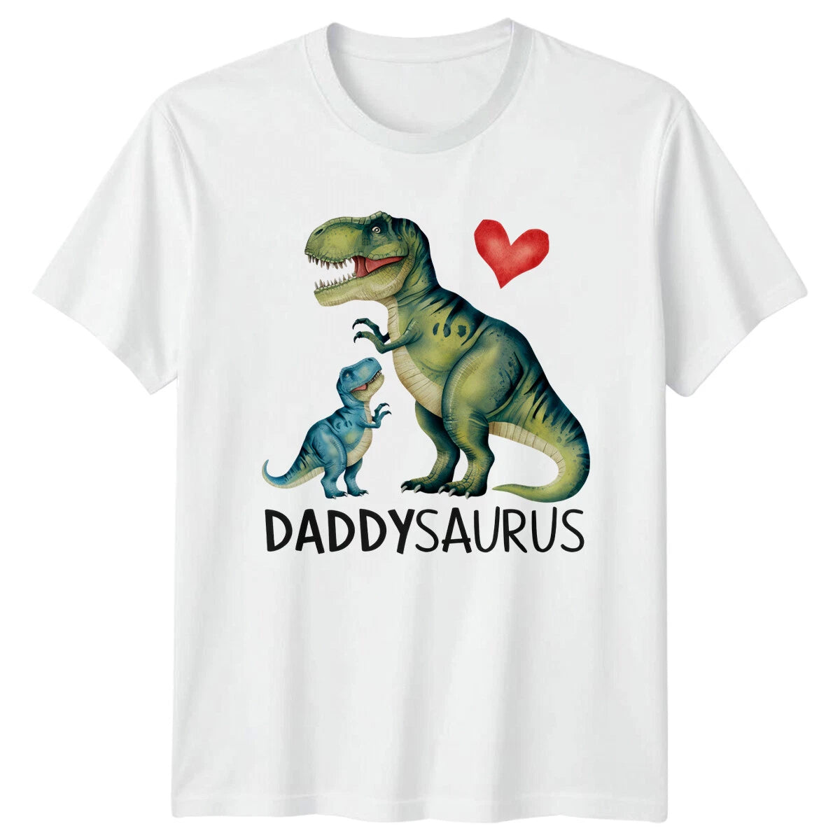 DaddySaurus T-Shirt, Fathers Day Dinosaur Dad Gift, T-Rex Lover Tee