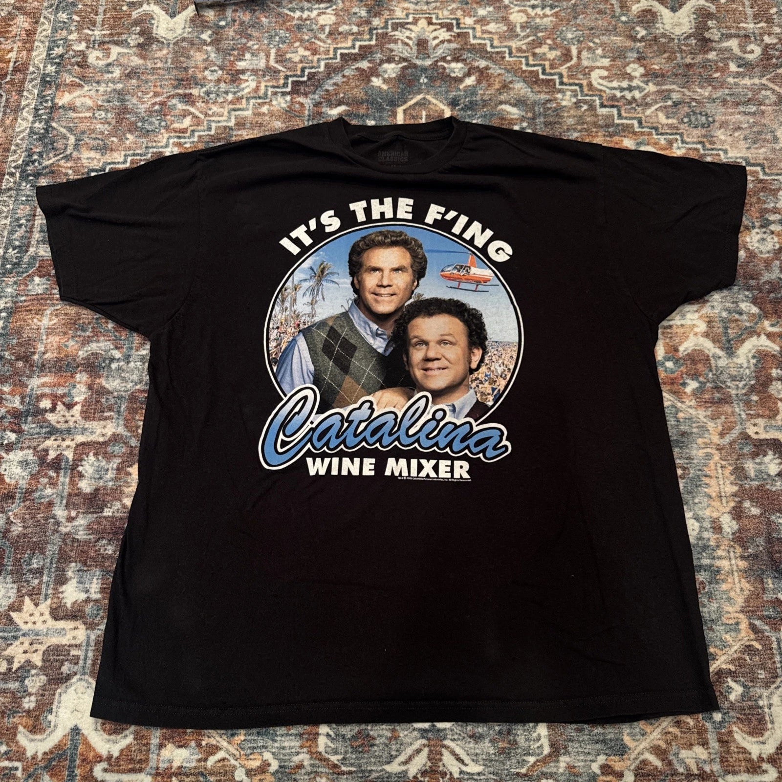 Stepbrothers T-shirt- It’s The F’ing Catalina Wine Mixer Size XL -Will Ferrell