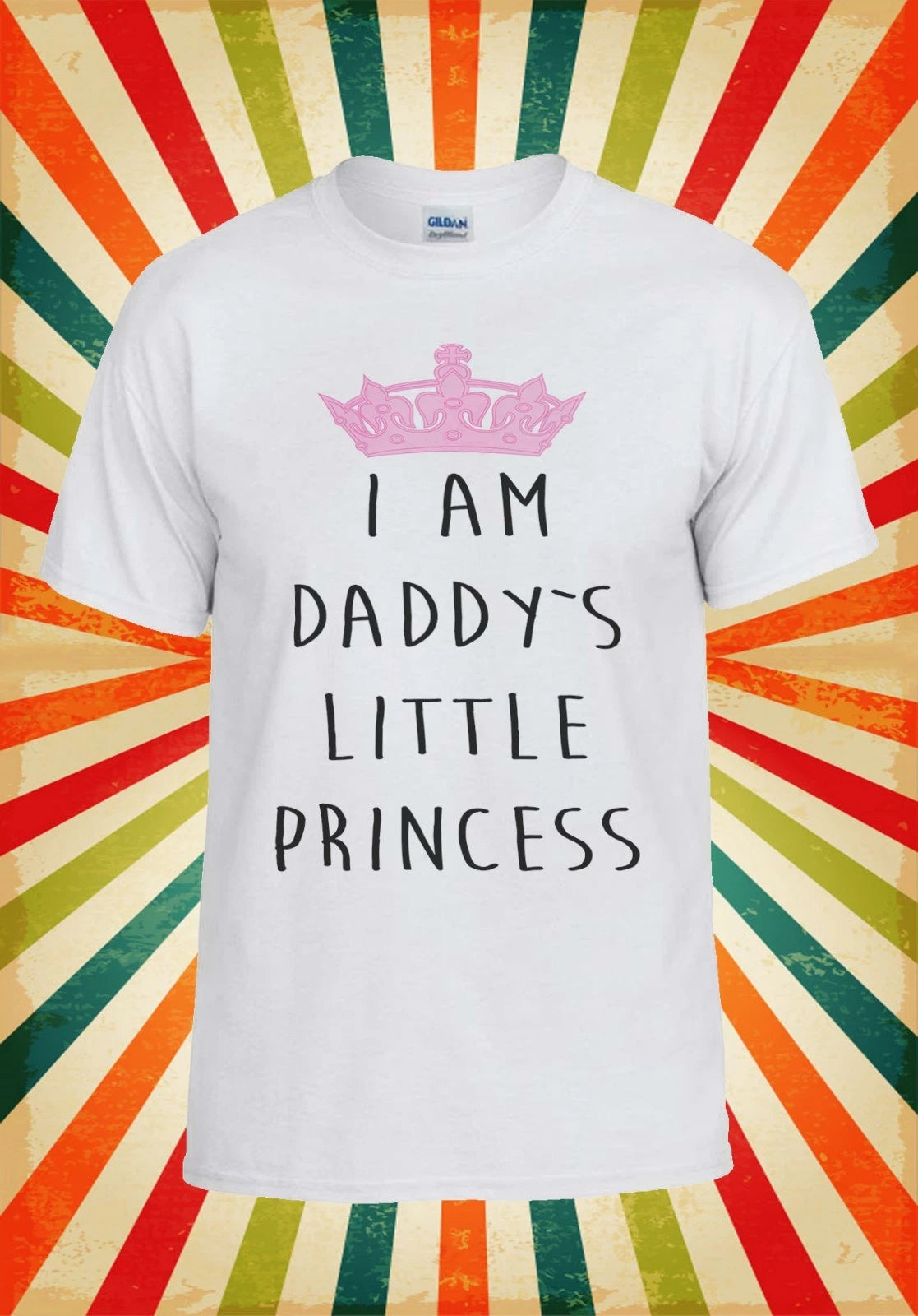 I am Daddy`s Little Princess Funny Men Women Vest Tank Top Unisex T Shirt 916