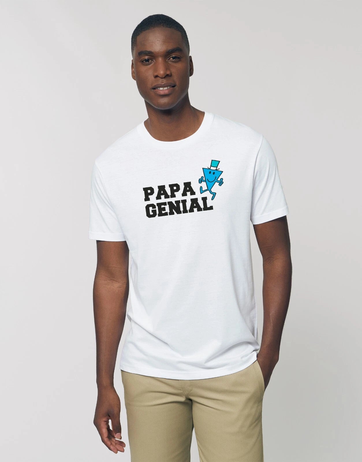 Men's Short Sleeve T-Shirt White, DAD AWESOME