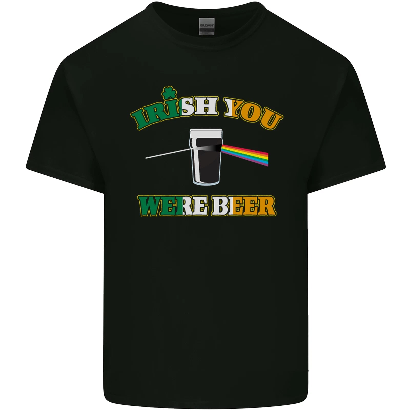 Irish You Were Beer St Patricks Day Beer Mens Light Cotton T-Shirt