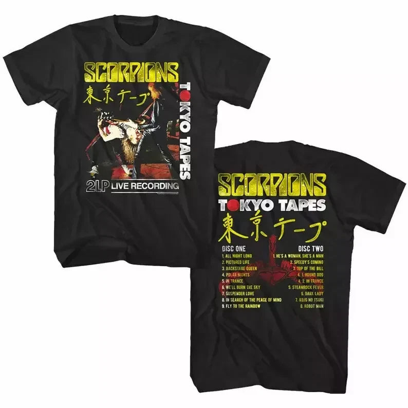 Scorpions Tokyo Tapes Album Shirt, Scorpions Shirt, Scorpions Retro Vintage Tee