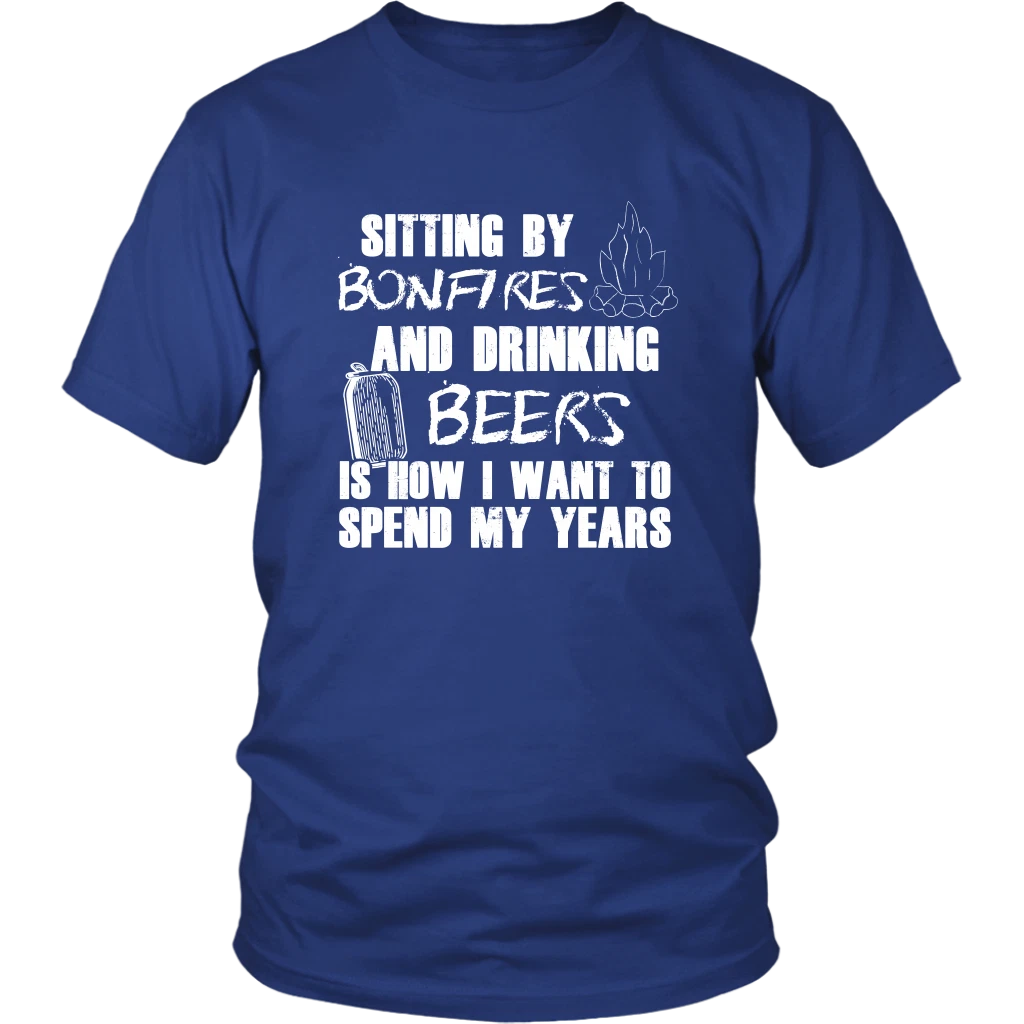 Camping & Beer Is My Life Hiking Lover Unisex T-Shirt