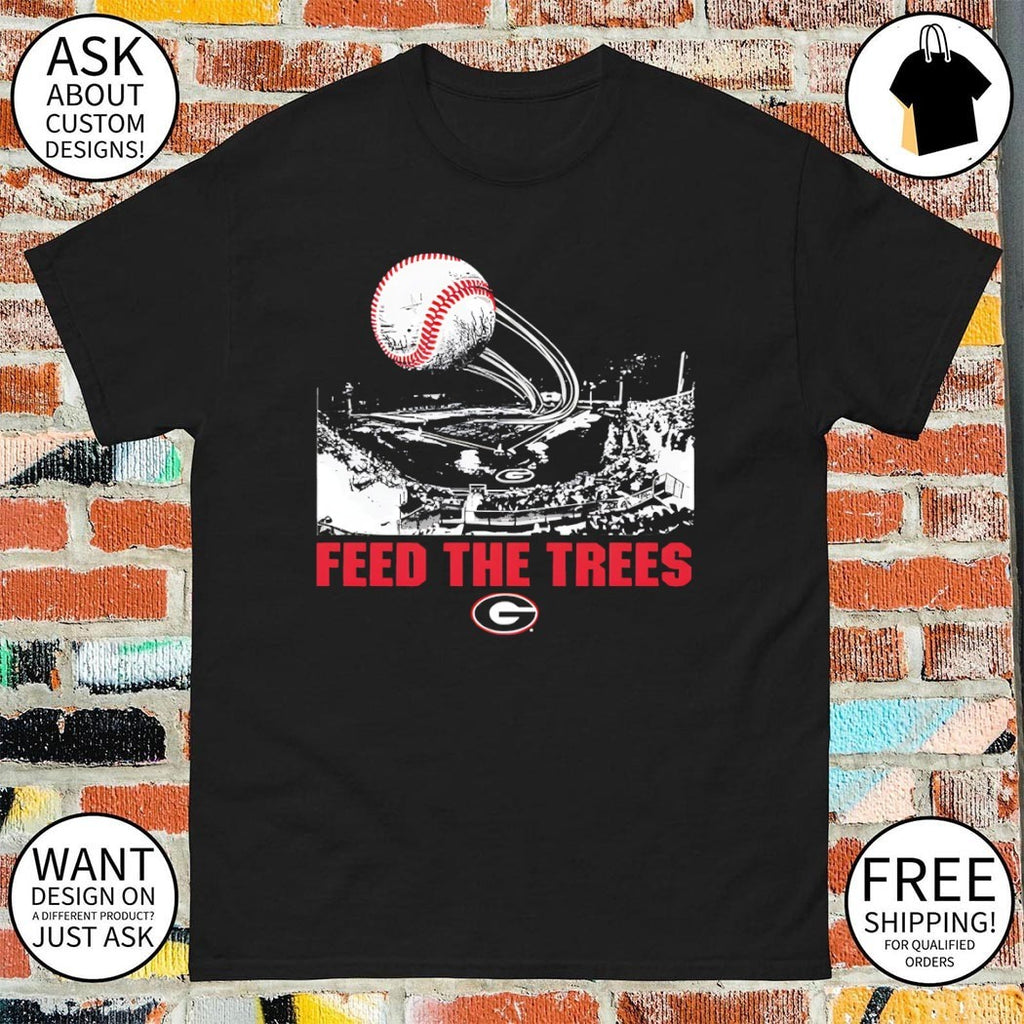 Feed the Trees Georgia Bulldogs baseball sports t-shirt