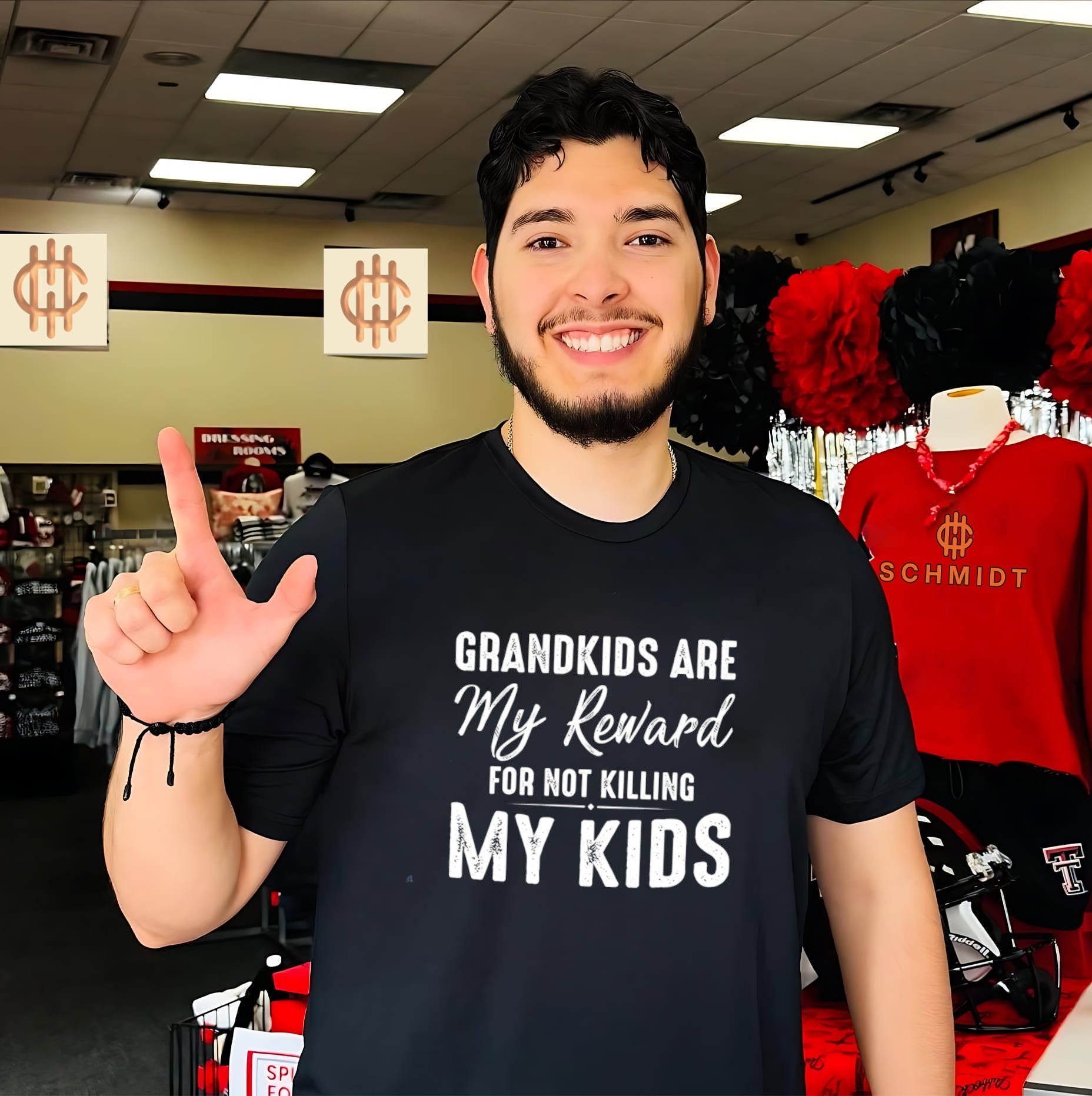 Grandkids are my reward for not killing my kids shirt