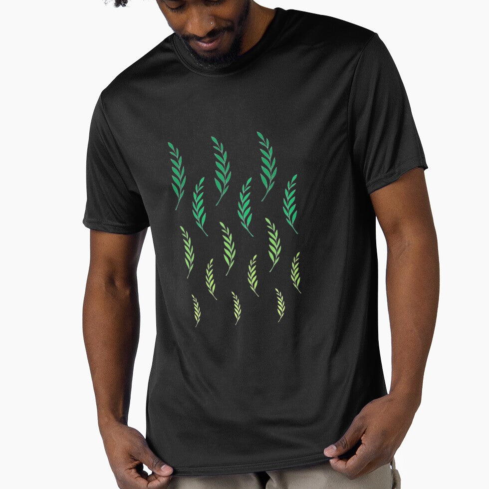 Leaf Pattern, Leaf Motif, Vibrant Gradient Leaves by Art Shimmers