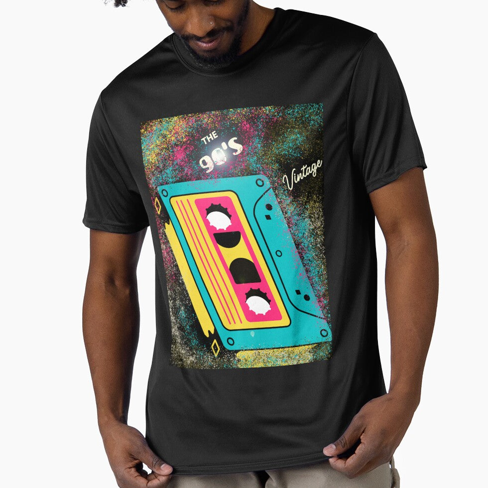 Music Classic T-Shirt Vintage Cassette 90's by amrichjimi