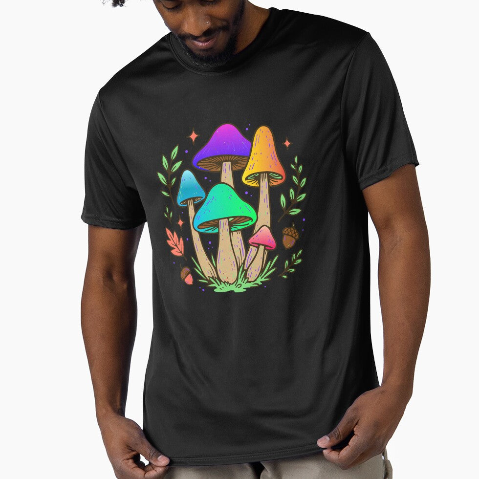 Mushrooms Psychedelic Art by huntersdesign03