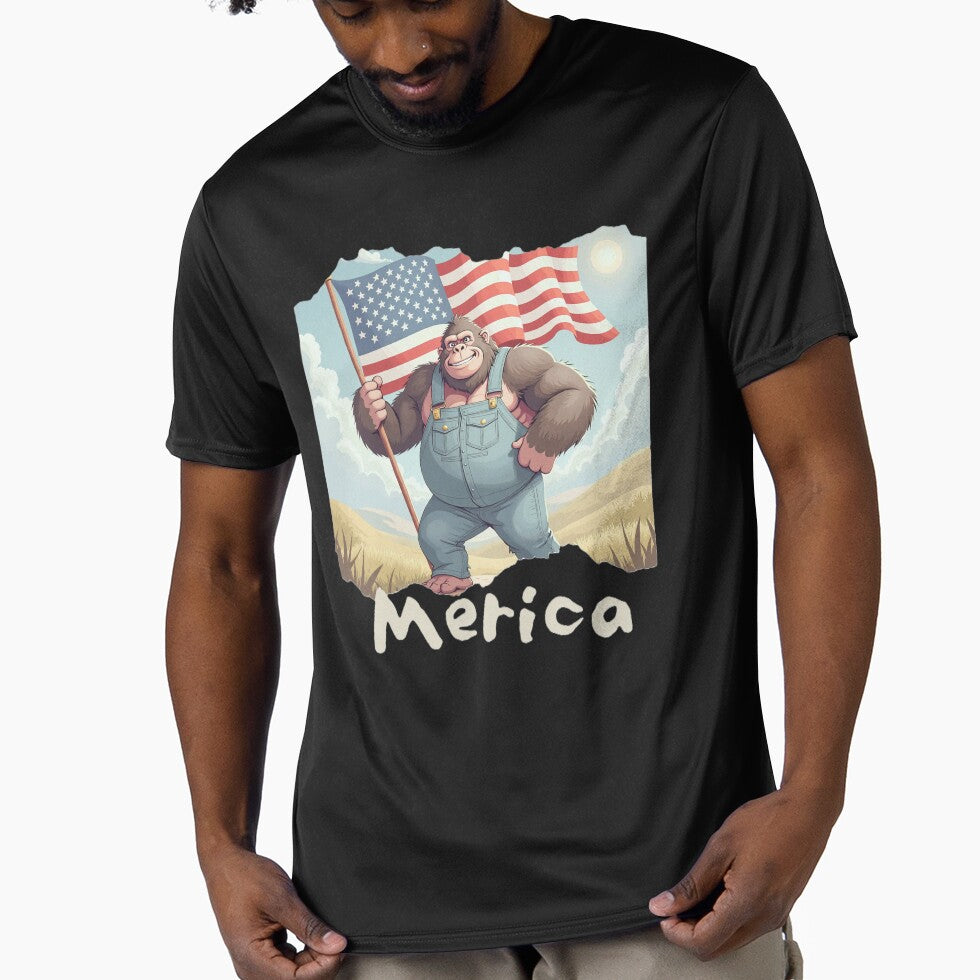 USA Merica Gorilla by Inklivion