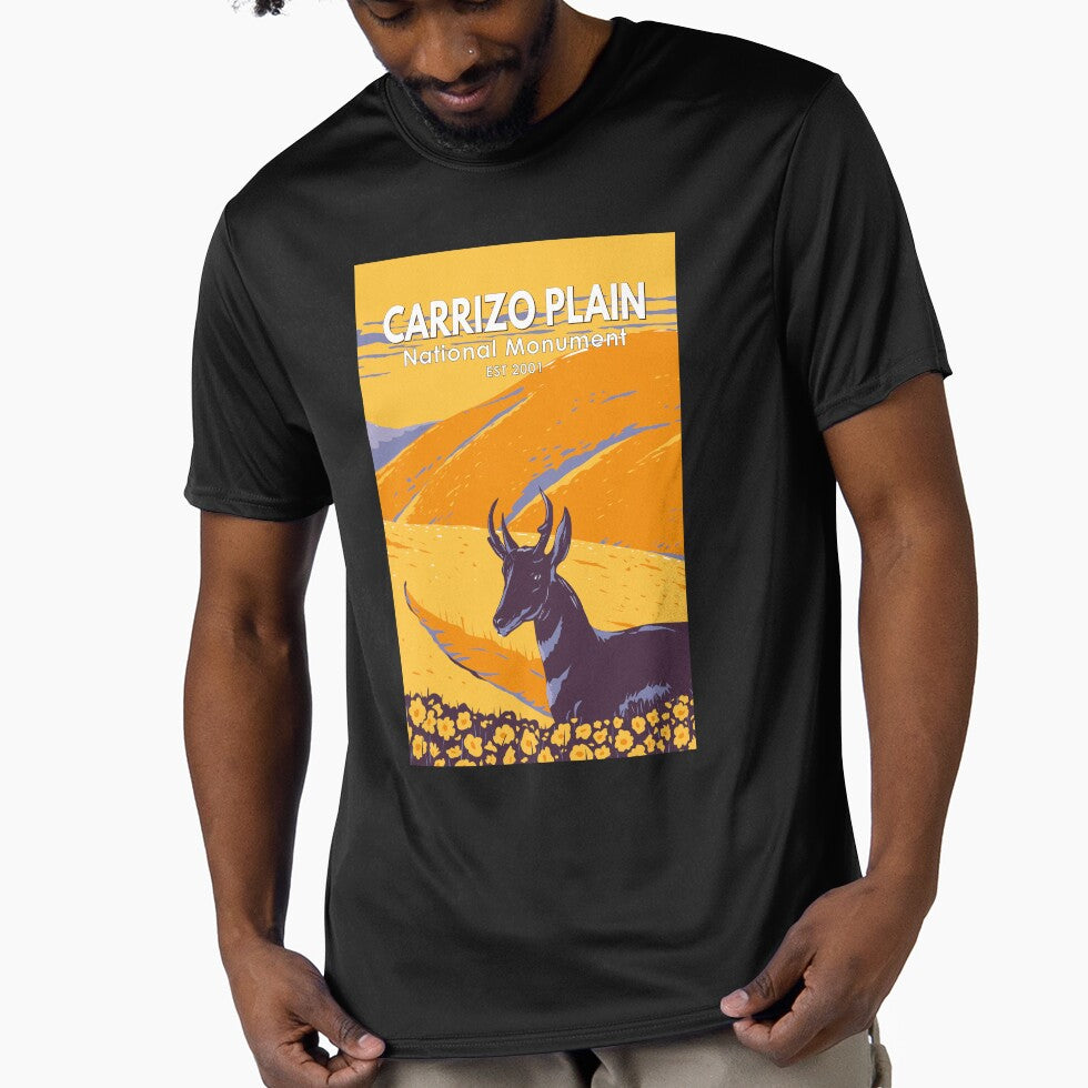 Carrizo Plain National Monument California Vintage by KrisSidDesigns