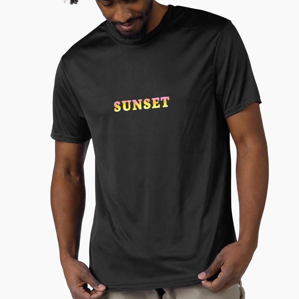 Sunset within the word SUNSET by Ninja Design Printable