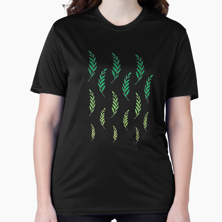 Leaf Pattern, Leaf Motif, Vibrant Gradient Leaves by Art Shimmers
