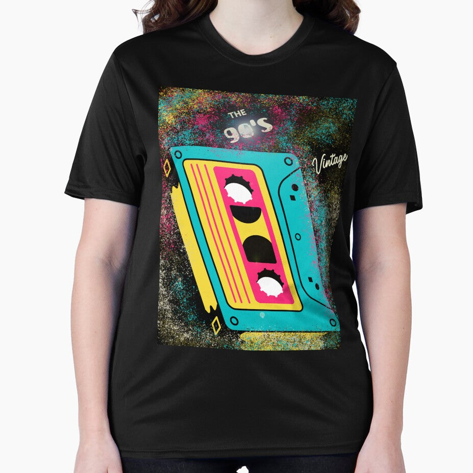 Music Classic T-Shirt Vintage Cassette 90's by amrichjimi