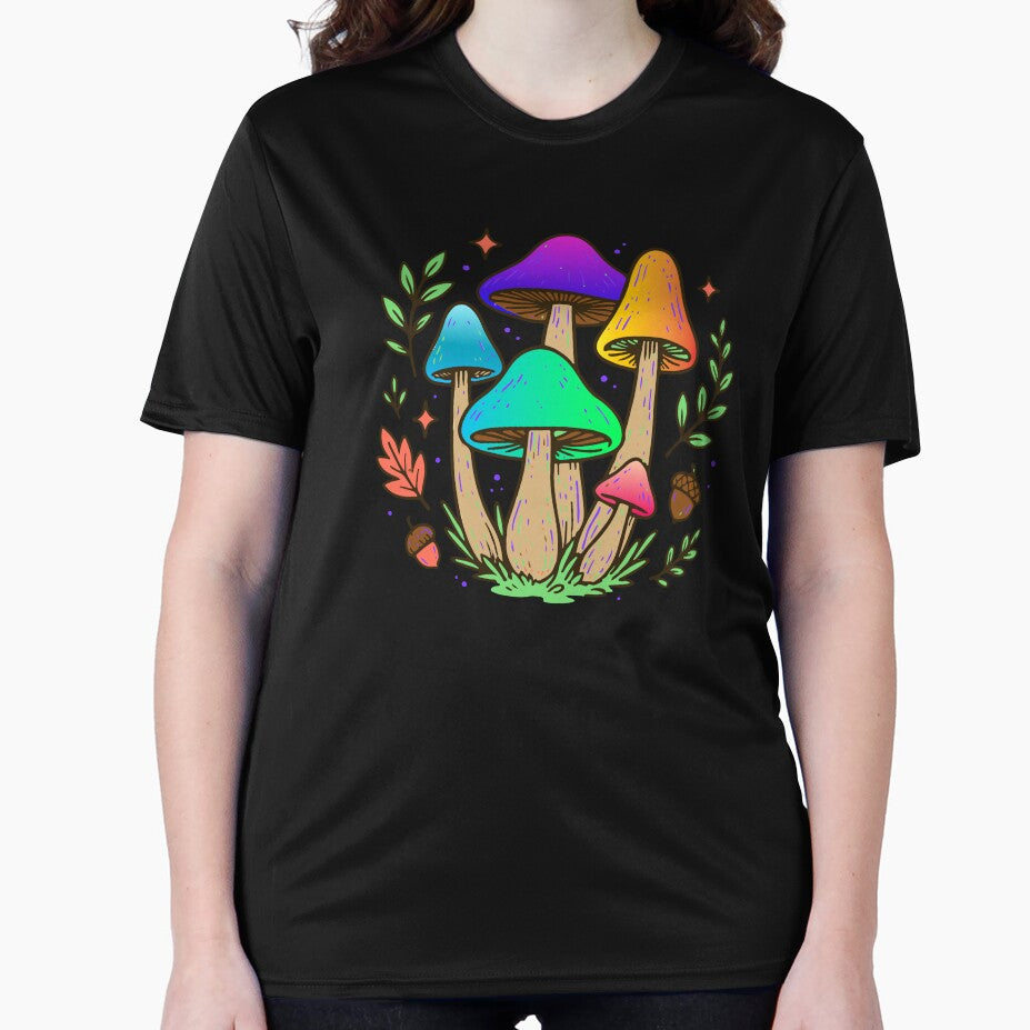 Mushrooms Psychedelic Art by huntersdesign03