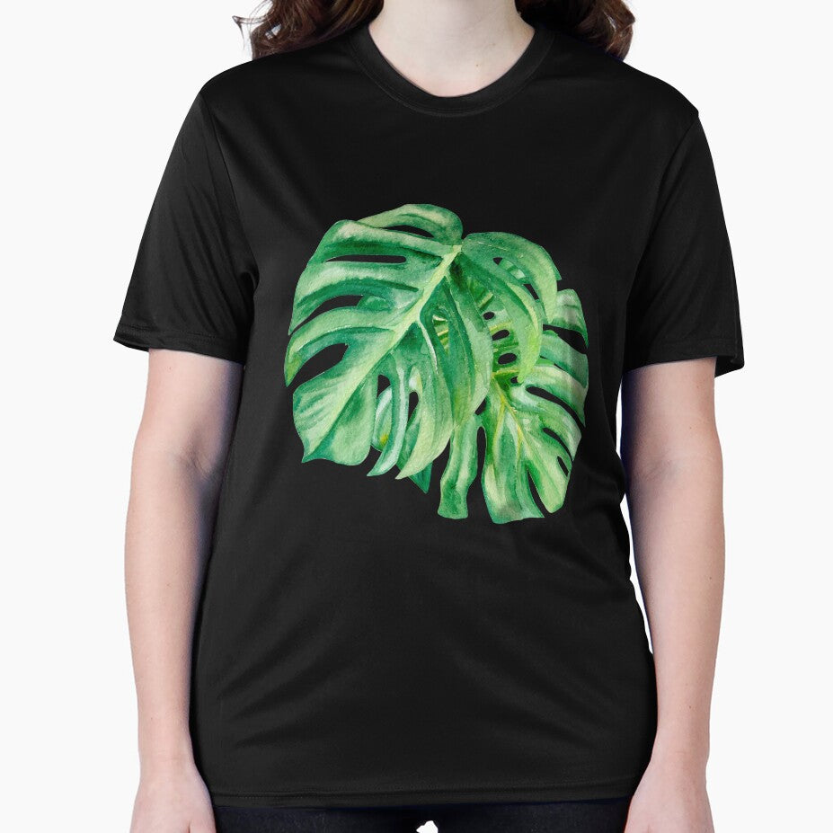 Tropical Split Leaf Pattern by yubeauty