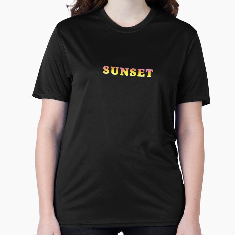 Sunset within the word SUNSET by Ninja Design Printable