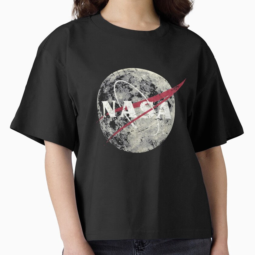 NASA Moon Vintage Emblem T-Shirt_1602242 by CNMG4