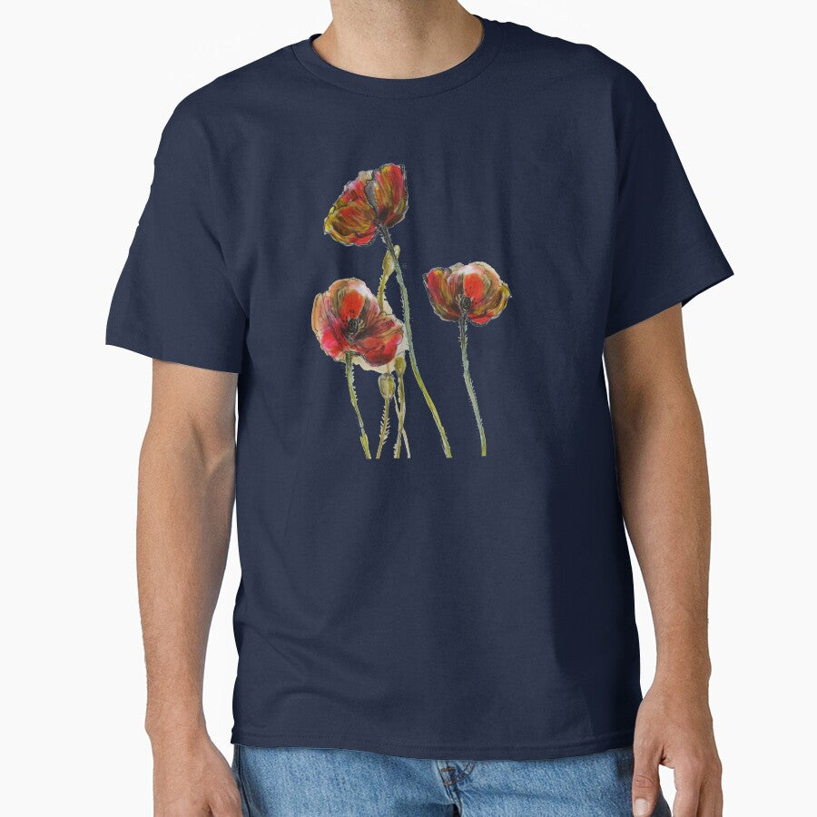 Poppy Flower illustration - 2 by FanitsaArt
