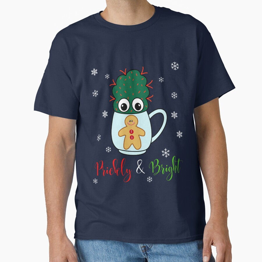Prickly And Bright - Small Cactus With Red Spikes In Christmas Mug by DreamCactus