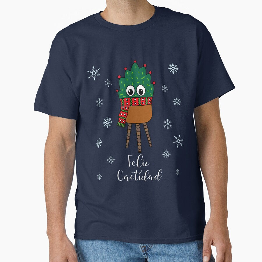 Feliz Cactidad - Christmas Cactus With Scarf by DreamCactus