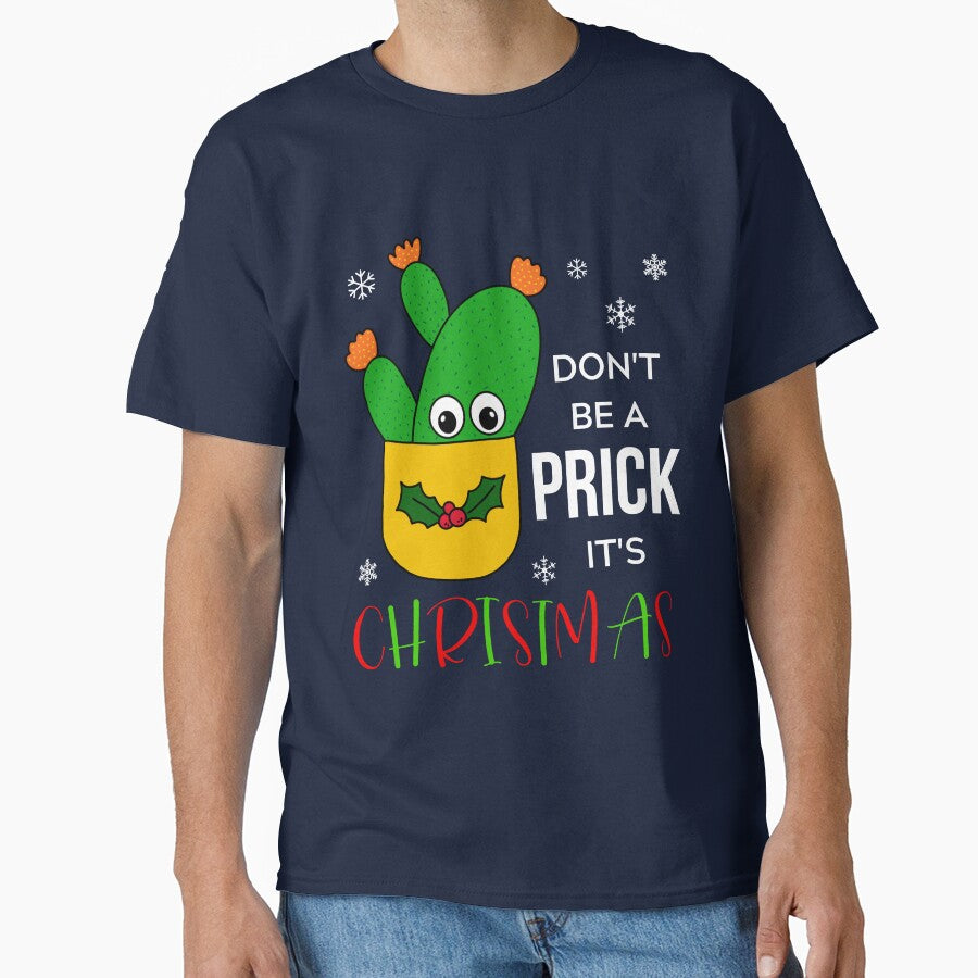Don't Be A Prick It's Christmas - Opuntia Microdasys Cactus In Christmas Holly Pot by DreamCactus