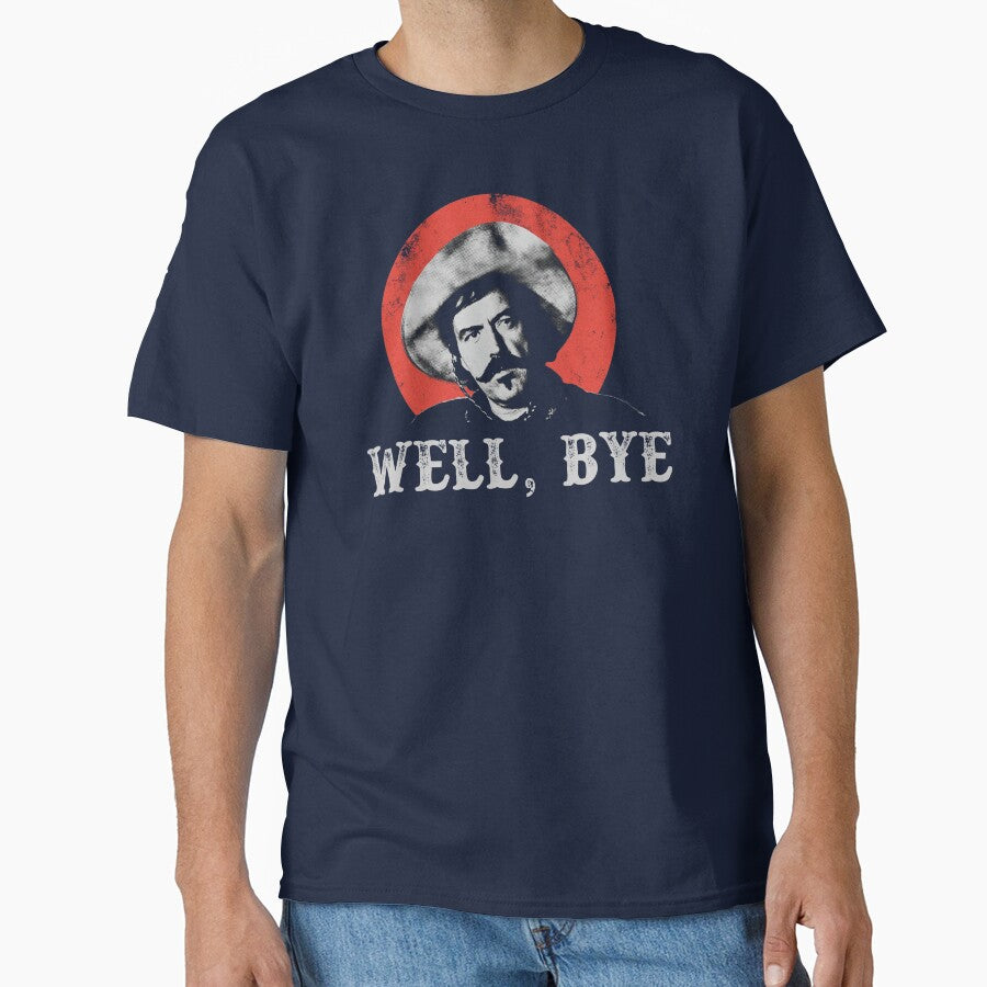 Well, Bye in white stencil by Rockee Armendariz