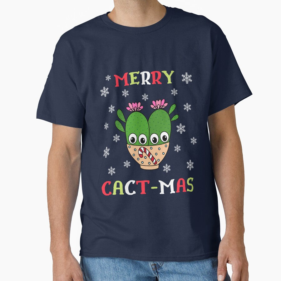 Merry Cact Mas - Cacti Couple In Christmas Candy Cane Bowl by DreamCactus