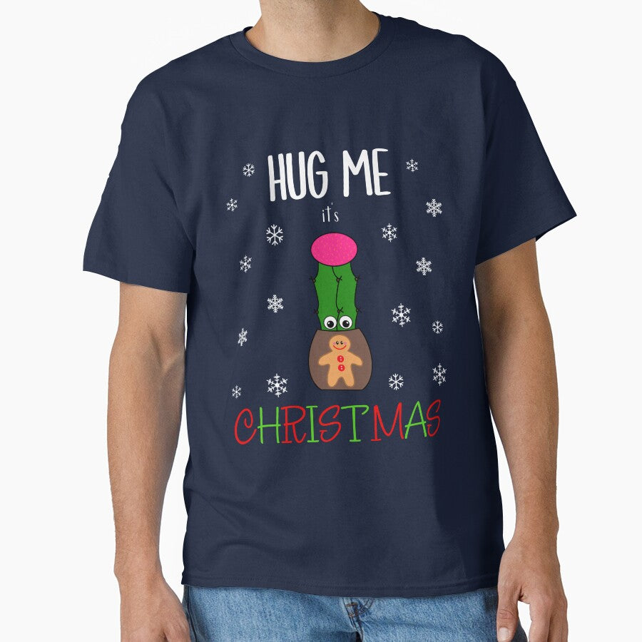 Hug Me It's Christmas - Hybrid Cactus In Gingerbread Man Pot by DreamCactus