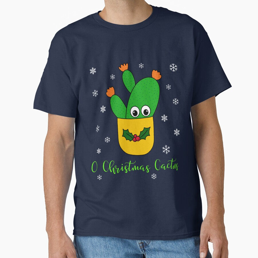 O Christmas Cactus - Opuntia Microdasys Cactus In Christmas Holly Pot by DreamCactus