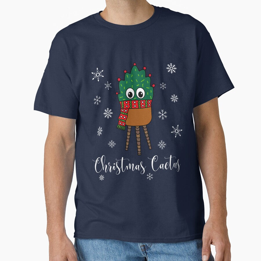 Christmas Cactus - Christmas Cactus With Scarf by DreamCactus