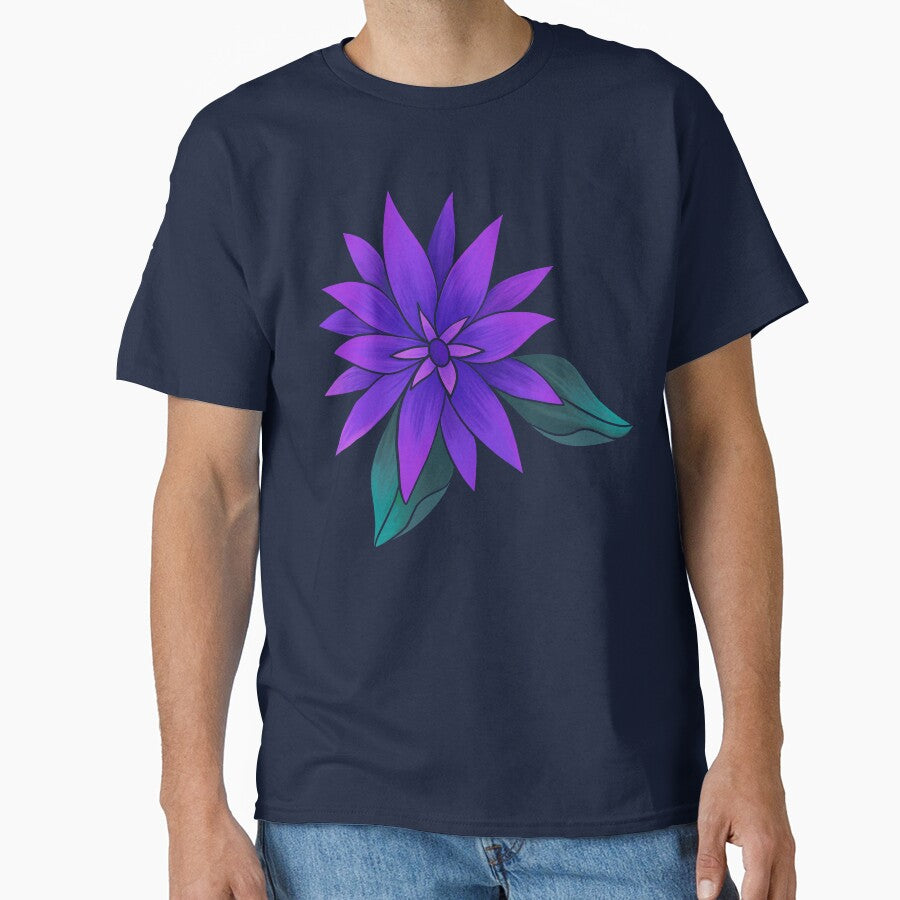 Purple Funky Florals by artsylyons