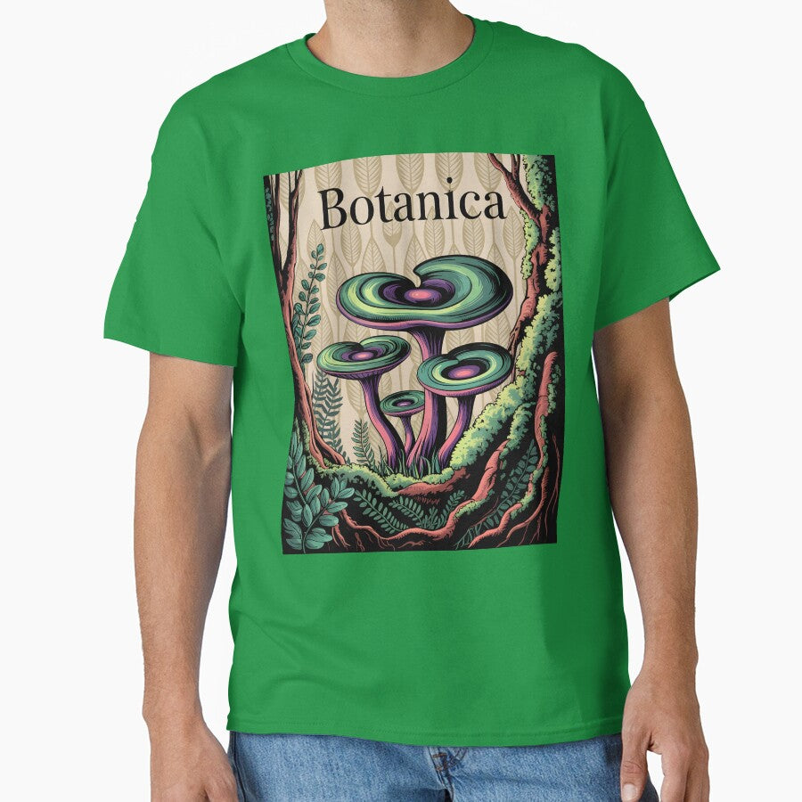 Mushrooms with Botanica text by RaBeNature