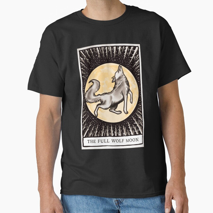 The Full Wolf Moon Tarot Card by CattGDesigns