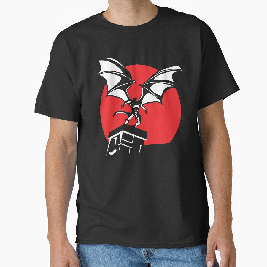 Gargoyles Red Moon by samohtlion