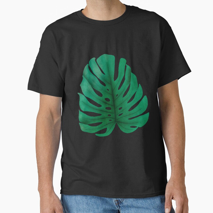 Green Monstera Leaf by marta-maria