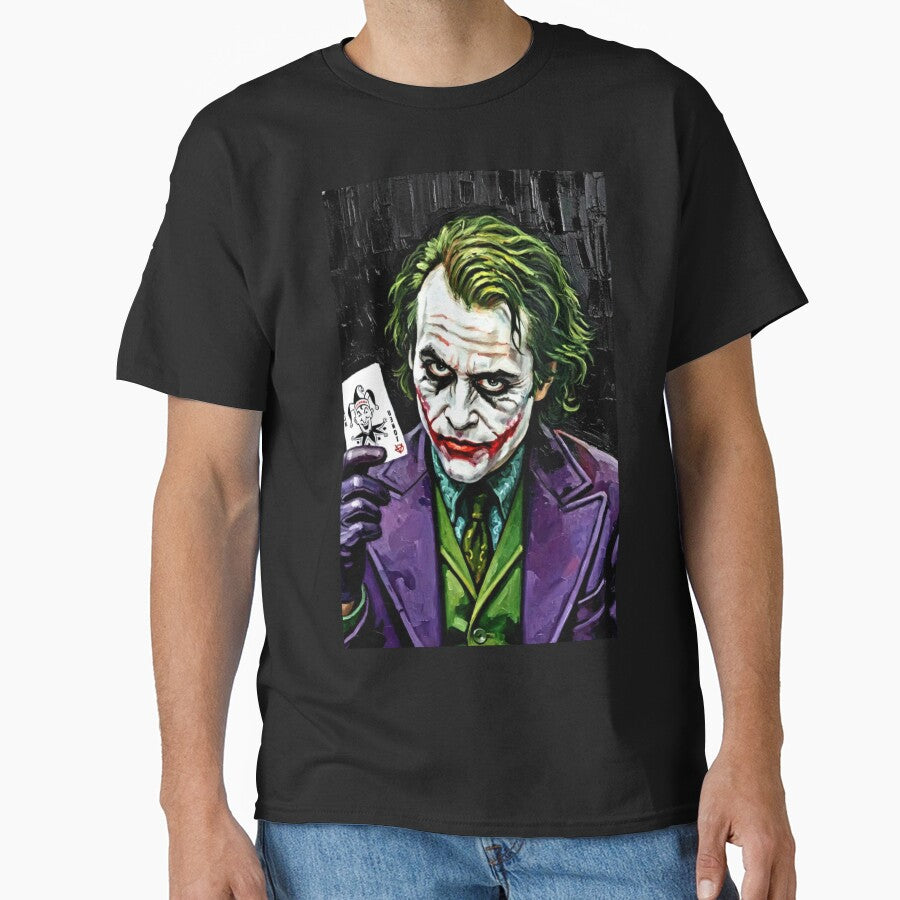 The Joker - Heath Ledger with Playing Card by Art's Diner