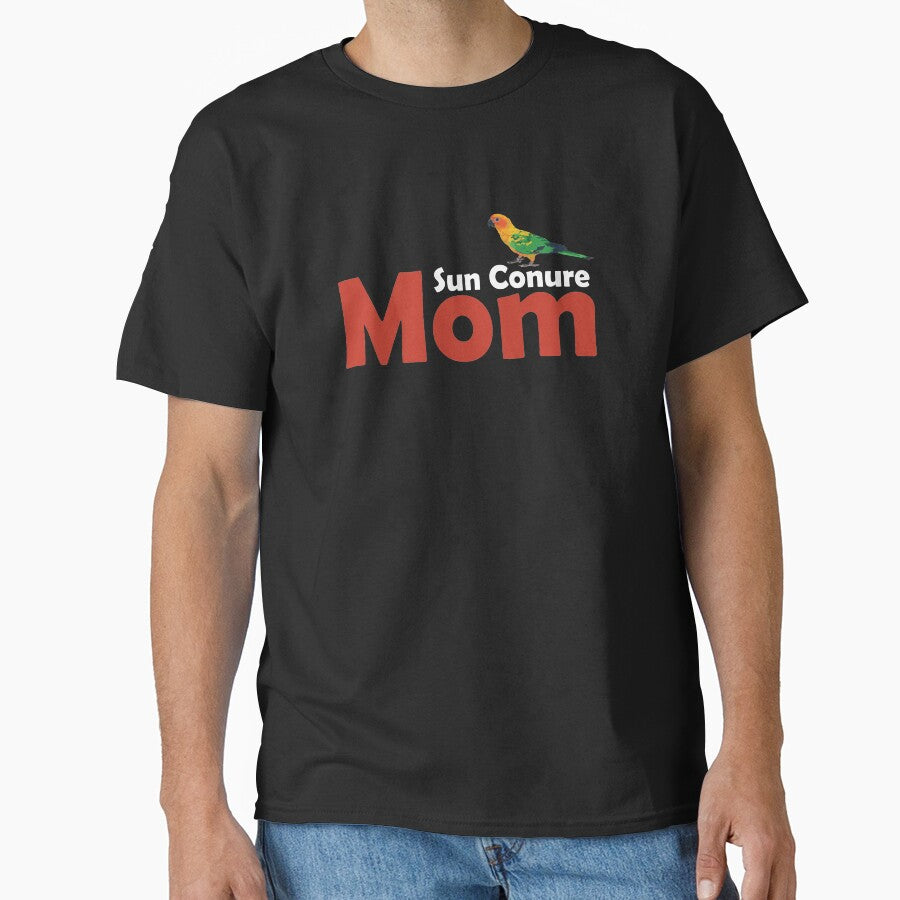 Sun Conure Mom Awesome Sun Conure Lover Shirt by drwigglebutts