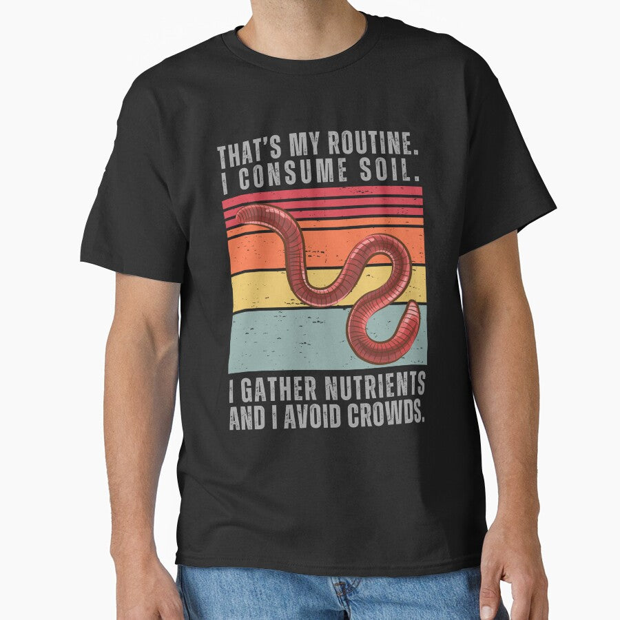 Earthworm Retro Sunset | Worm Vintage Retro Sunset by AussieWonders
