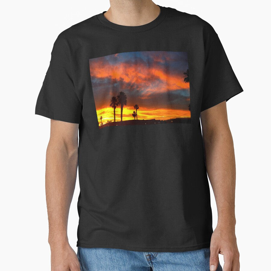 Red hot Palm treesSunset landscape by Iritof by iritof