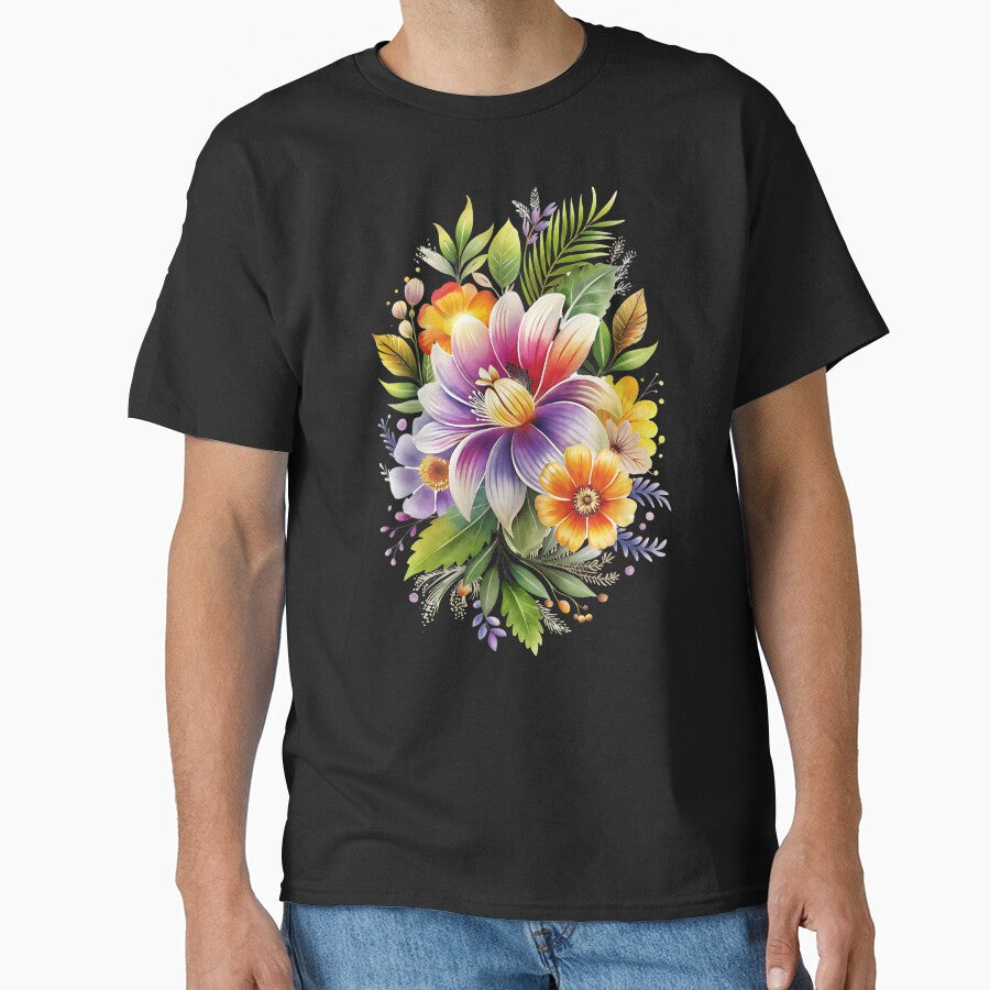 Summer Bucket – Floral Design of Summer Flowers in Ukrainian Style by ElegantOutlines