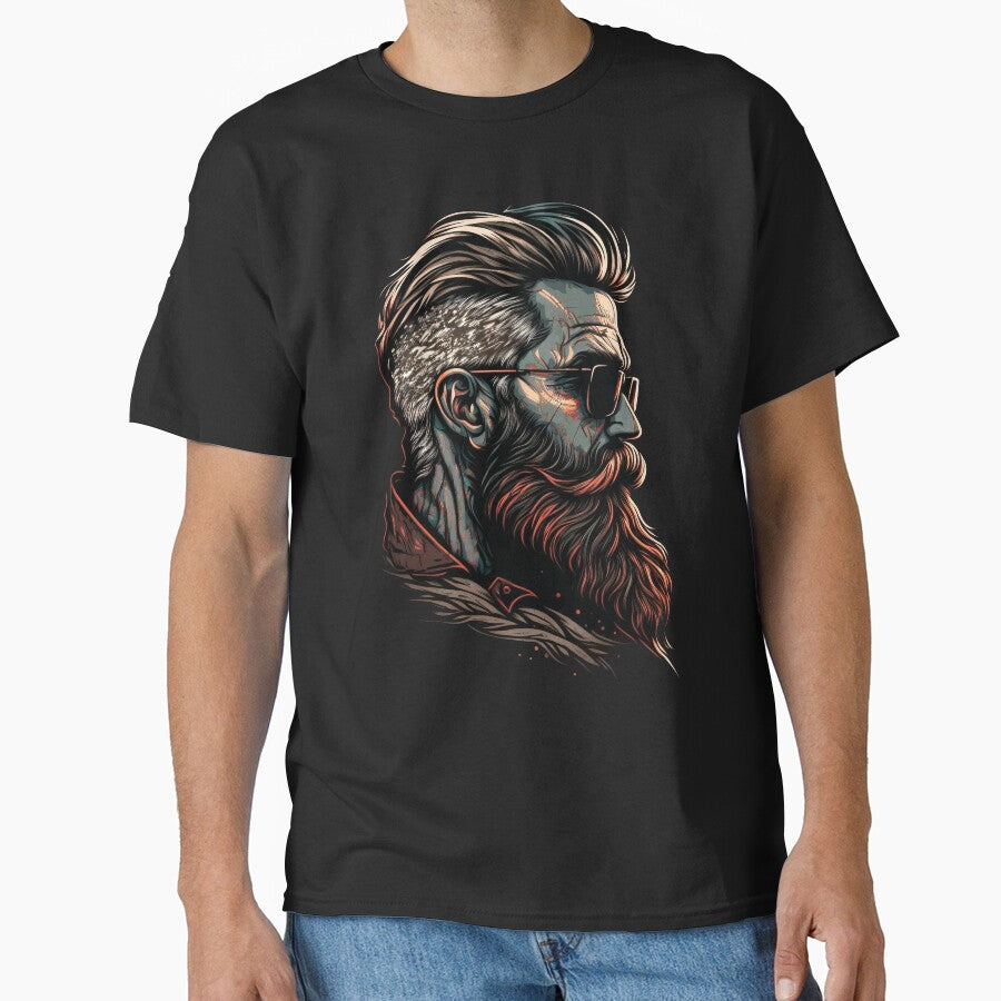 Beard Man Graphics by Schamann