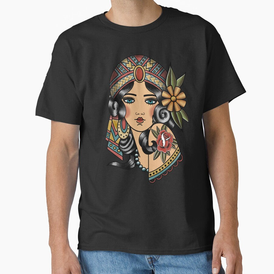 Gypsy Lady Head Tattoo kgbd by Kraken-Jack