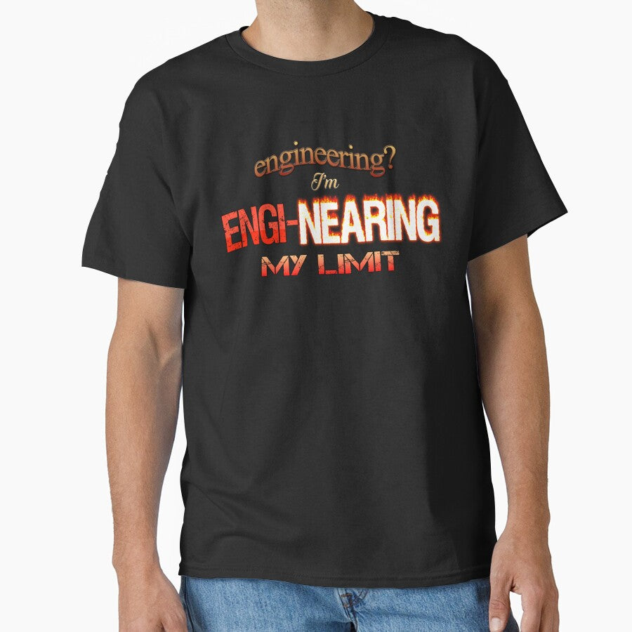 Engineering? I'm Engi-nearing My Limit Engineer Pun by snazzyseagull