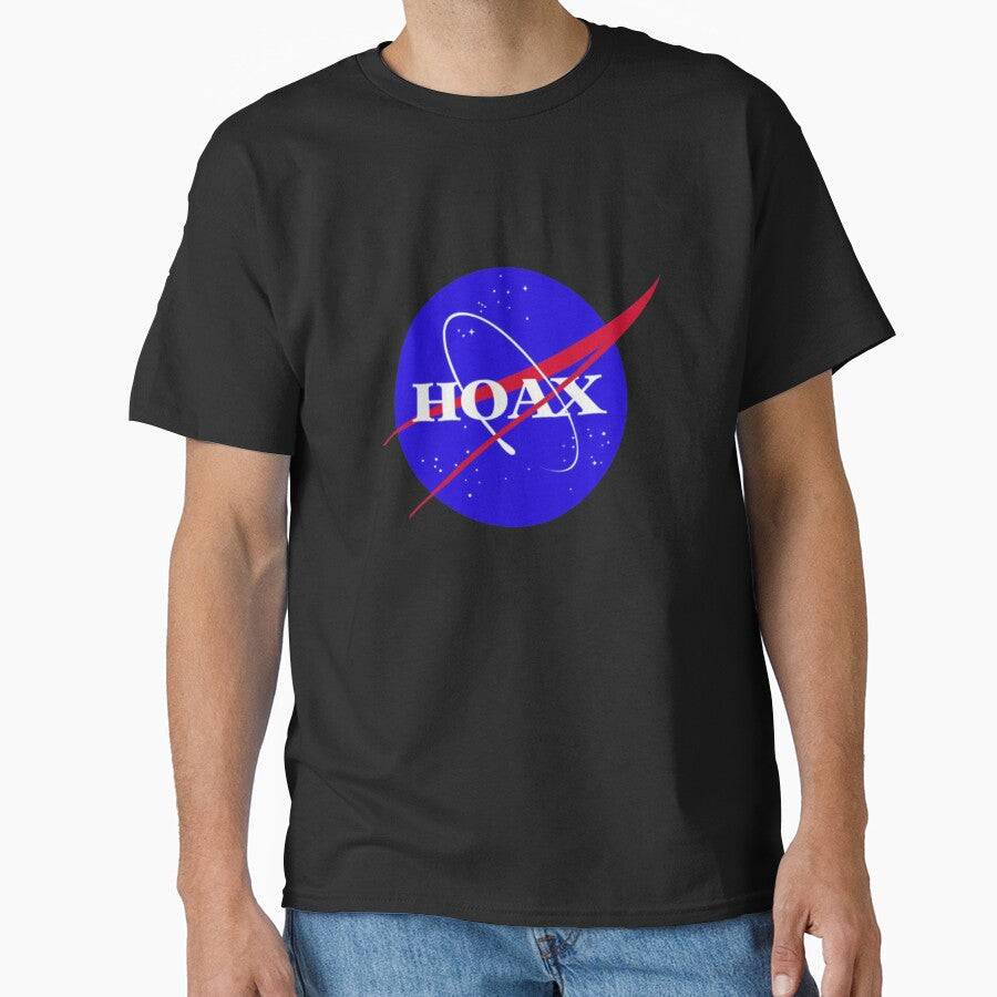 NASA Hoax T-Shirt_4044635 by Kat Langworthy