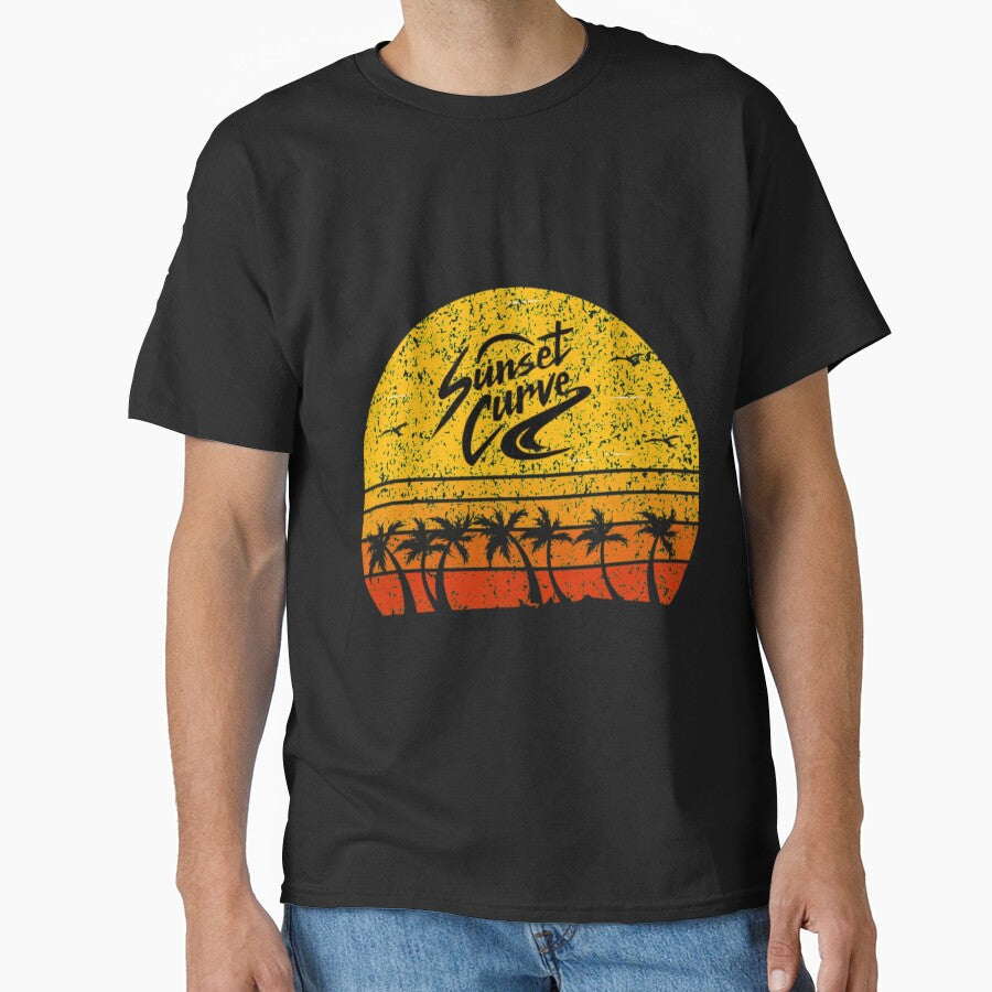 vintage retro sunset curve by HolmesMillie1