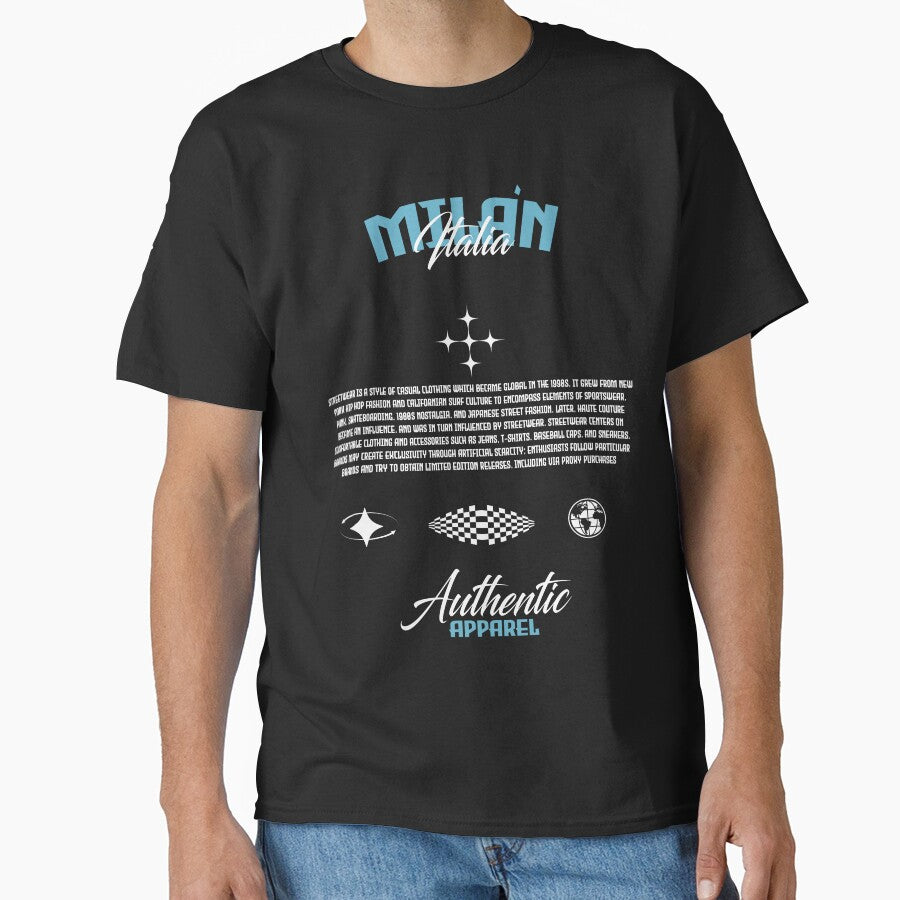 Milan Italy Streetwear by NF Designs Studio DTF